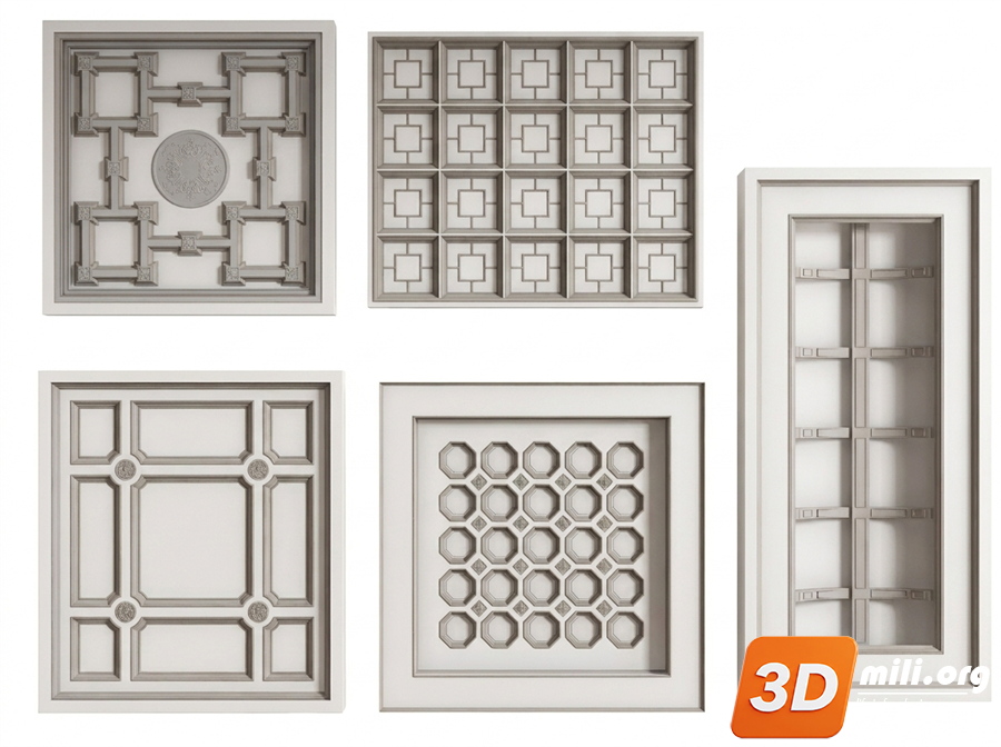 Ceiling Decoration Skp Files